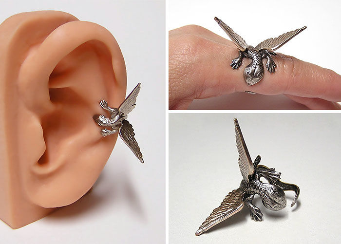 Tiny Dragon Clinging To Your Body Parts