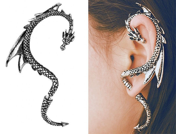 Dragon Ear Wrap Earring