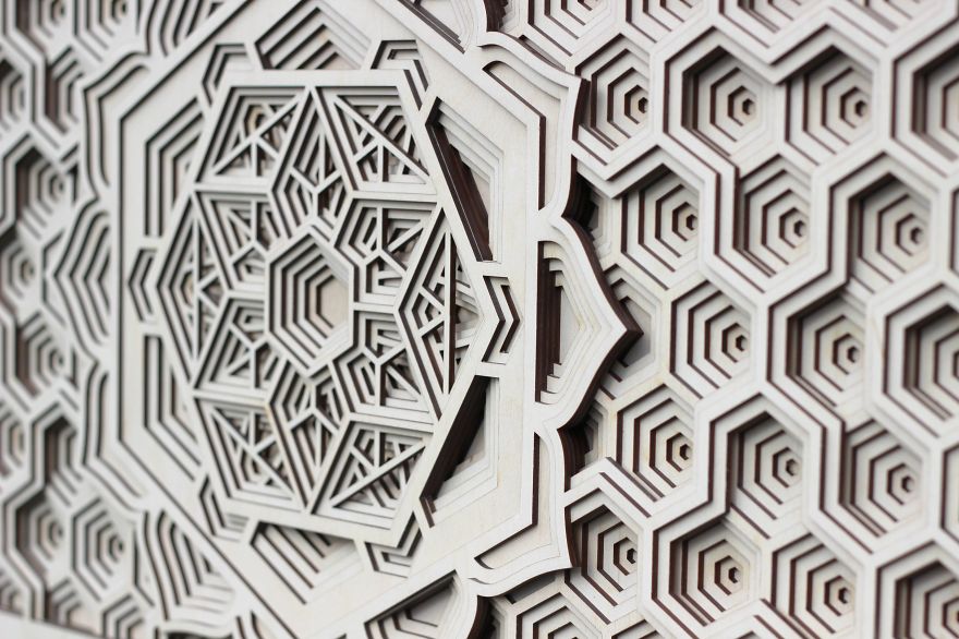 We Stack Layers Of Laser Cut Wood To Make Intricate Mandalas We Stack Layers Of Laser Cut Wood To Make Intricate Mandalas
