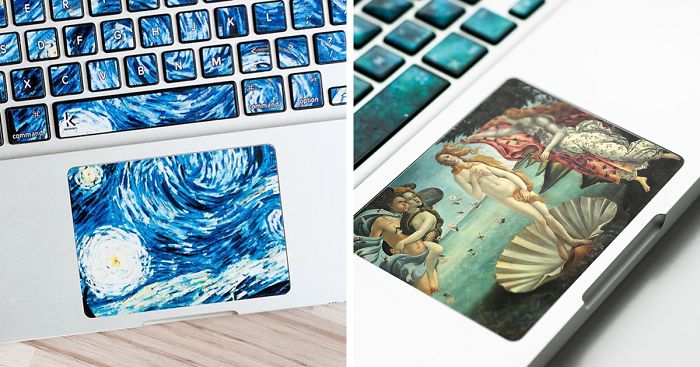 Keyboard Stickers That Turn Your Laptop Into Iconic Paintings