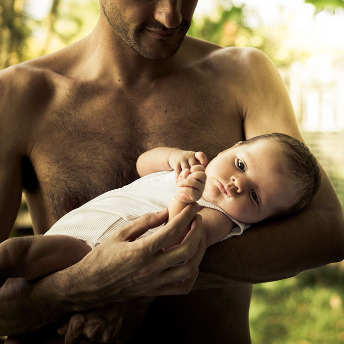 Father With Baby