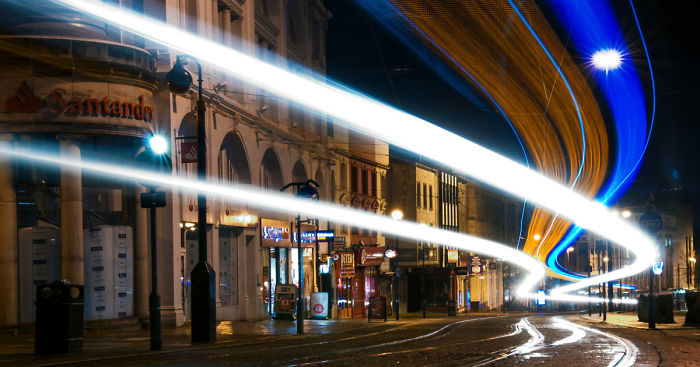 I Spent Six Months Shooting Long Exposure To Make Trams Look Like UFO’s