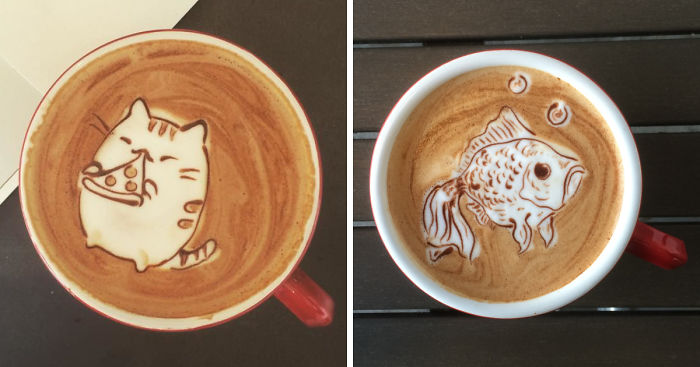 My Friend Convinced Me To Try Latte Art, Here’s The Result