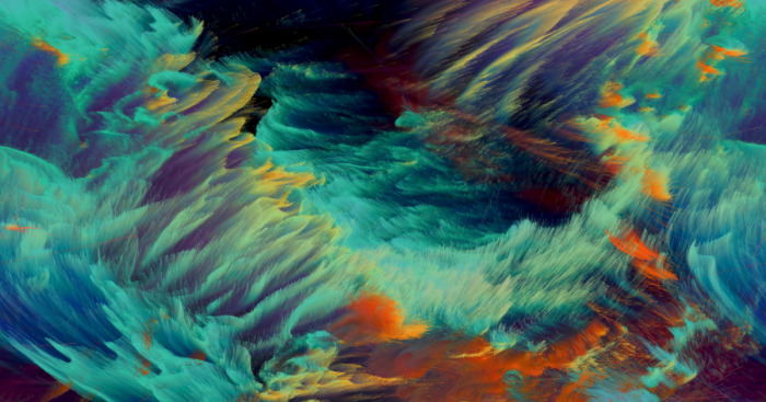 I Turn Particle Simulations Into Digital Art Using A Synthesizer