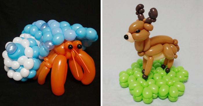 I Create Realistic Balloon Animals