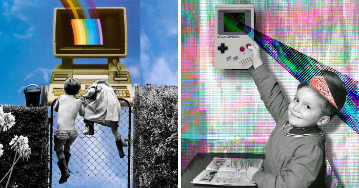 My Digital Collages Explain Today’s Kids In Modern World