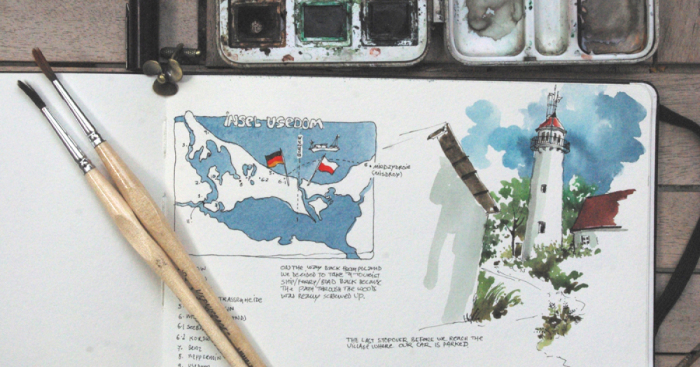 I Capture My Memories Of Countries I’ve Visited By Drawing Maps In My Notebooks