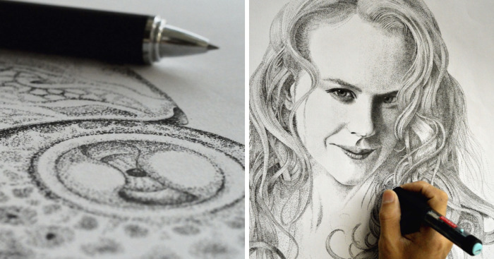I Draw With Thousands Of Dots