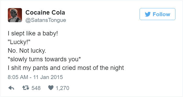 Funny Tweet About Babies
