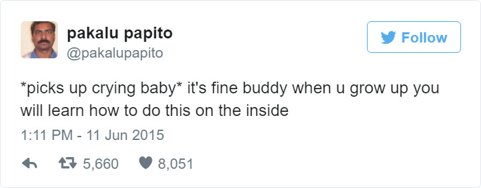 Funny Tweet About Babies