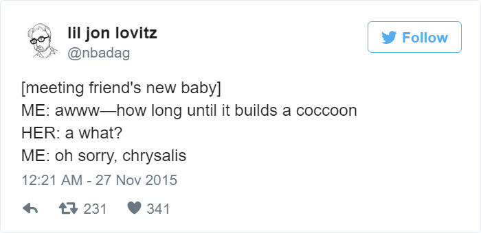 Funny Tweet About Babies