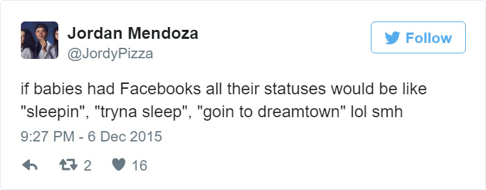 Funny Tweet About Babies