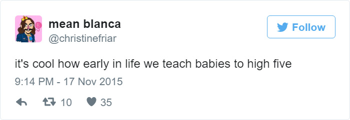 Funny Tweet About Babies