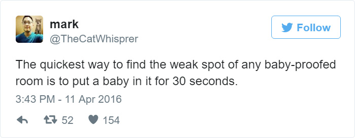 Funny Tweet About Babies