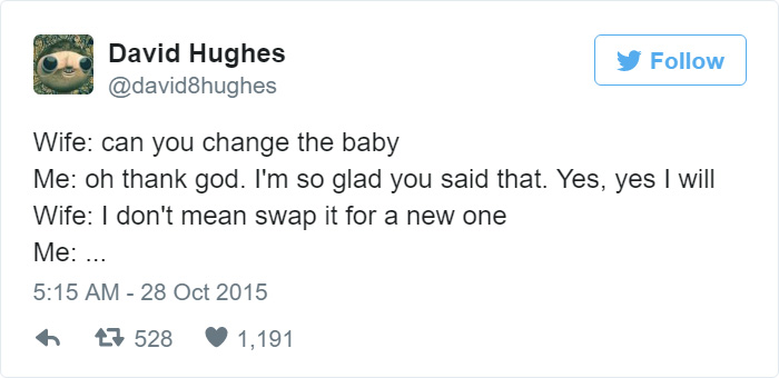 Funny Tweet About Babies