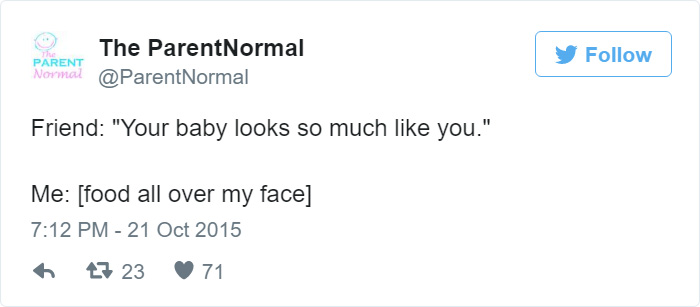 Funny Tweet About Babies