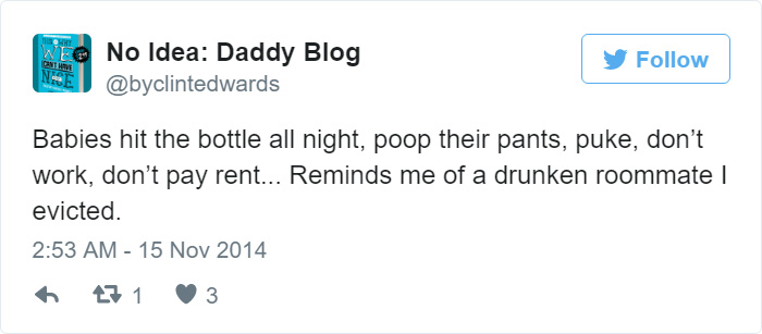 Funny Tweet About Babies