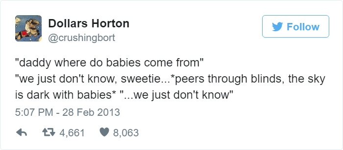 Funny Tweet About Babies