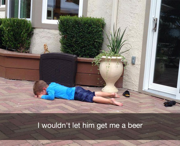 I wouldn't let him get me a beer