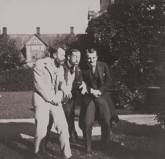 Tsar Nicholas II Goofing Around, 1899