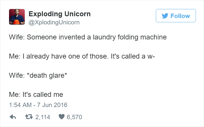 Funny Tweet About Wife