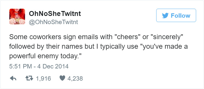 Funny Tweets About Work