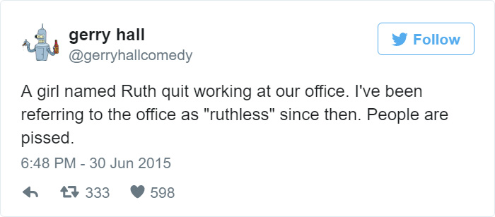 Funny Tweets About Work