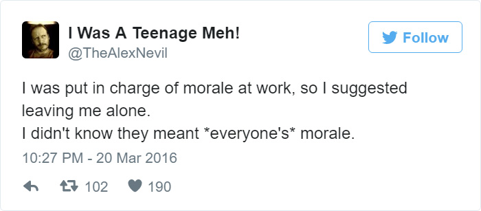 Funny Tweets About Work