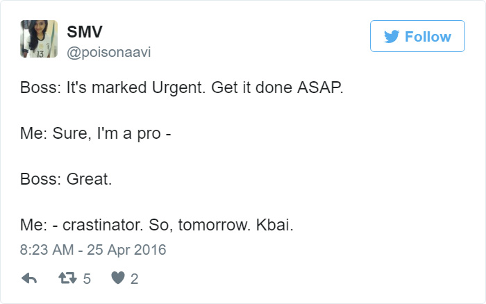 Funny Tweets About Work