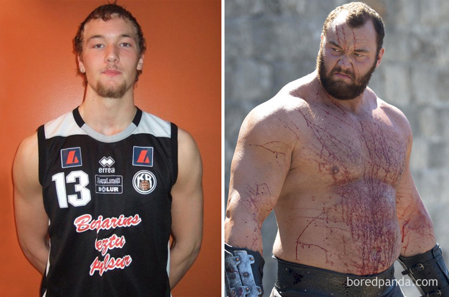 Young Hafþór Júlíus Björnsson And As The Mountain (In GoT)