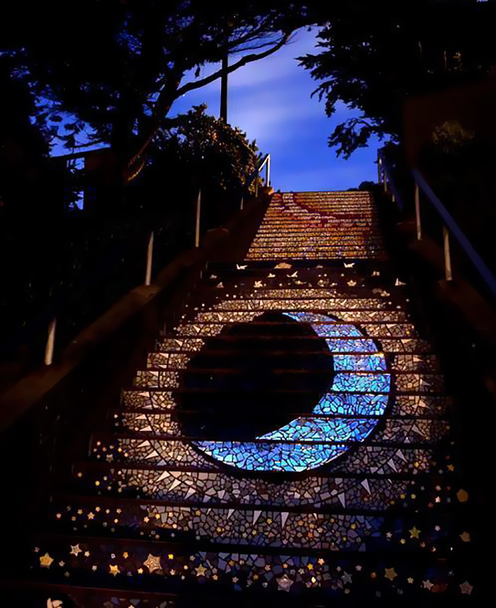 glowing-16th-avenue-tiled-steps-san-francisco-night-view-10 glowing-16th-avenue-tiled-steps-san-francisco-night-view-10