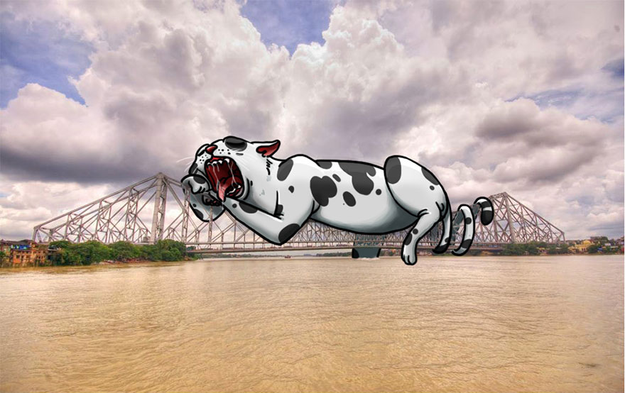 I Bombed The Beautiful 'City Of Joy' With Unique And Hilarious Doodles! I Bombed The Beautiful 'City Of Joy' With Unique And Hilarious Doodles!