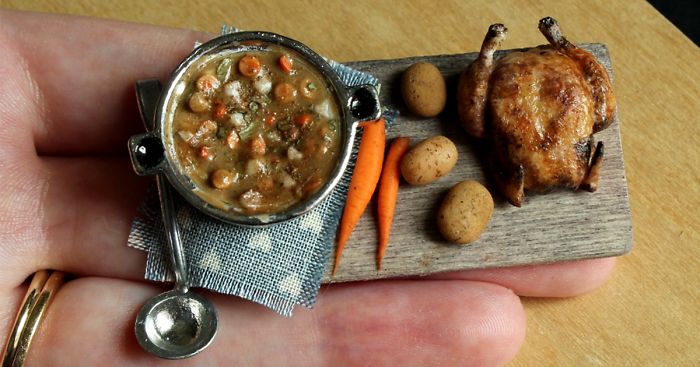 I Sculpt Miniature Food Out Of Clay