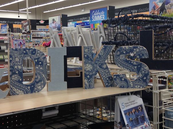 Someone Found Their Creative Side At Michaels Craft Store