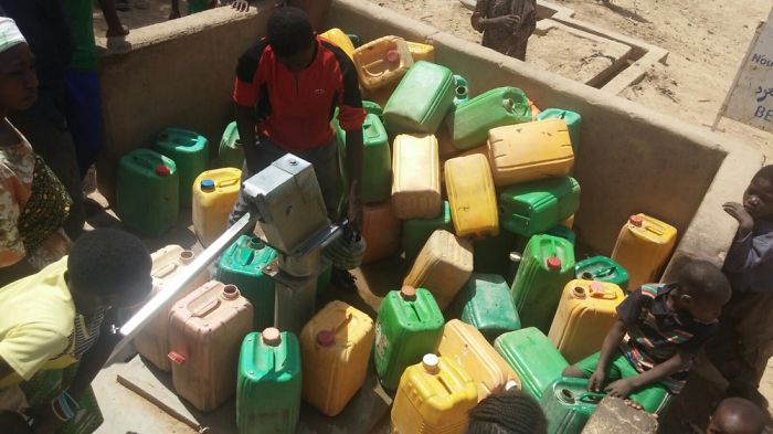 Queue For Water (burkina Faso)