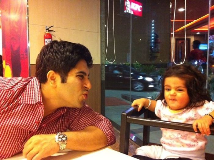 Brocolli Anyone??? Like Father Like Son