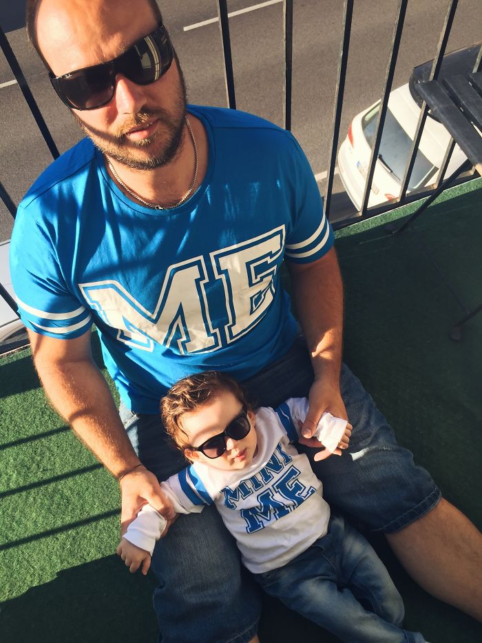 A Father And His Mini-me