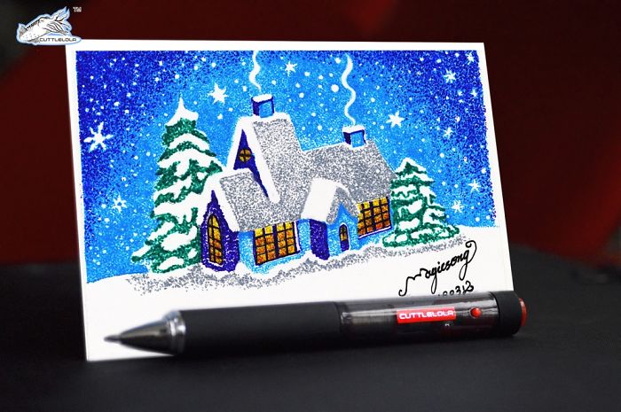 I Draw With Thousands Of Dots