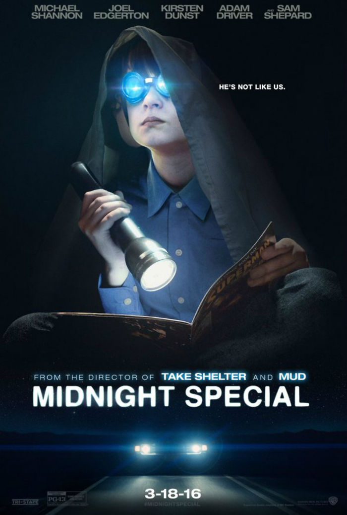 Poster for "Midnight Special" movie