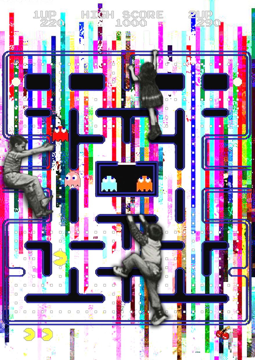 My Digital Collages Explain Today's Kids In Modern World