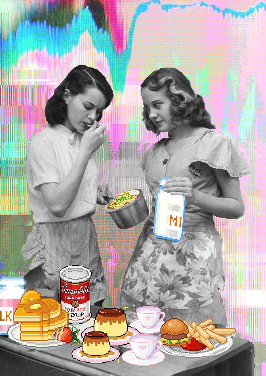 My Digital Collages Explain Today's Kids In Modern World