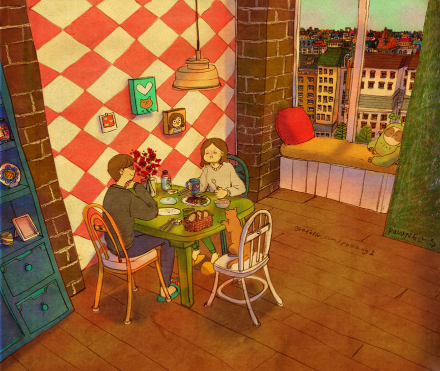 Watching Her Eat, Because She Looks So Cute When She Eats