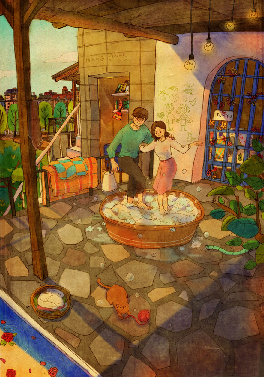 Doing Chores Together