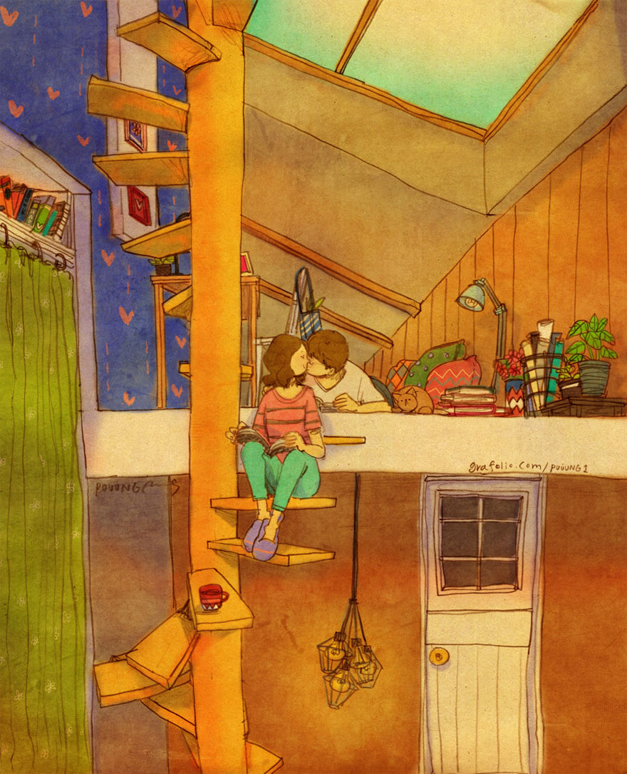 Stopping Reading For A Bit Just To Give Her A Kiss