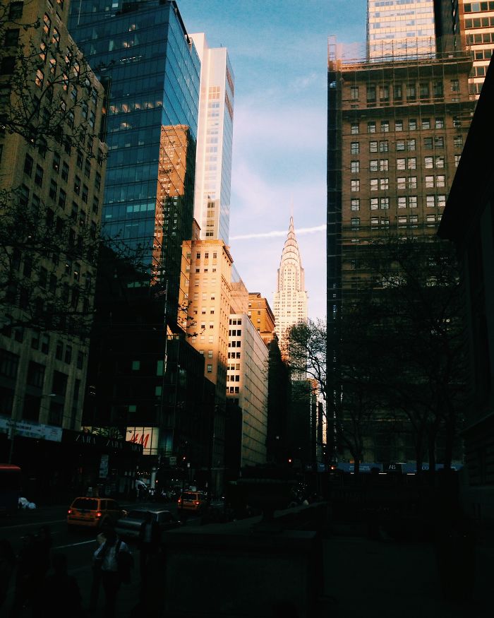 Surrounded By Skyscrapers