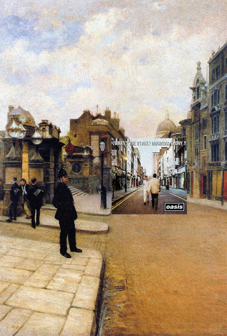 I Combine Album Covers With Classical Paintings (Part 2)
