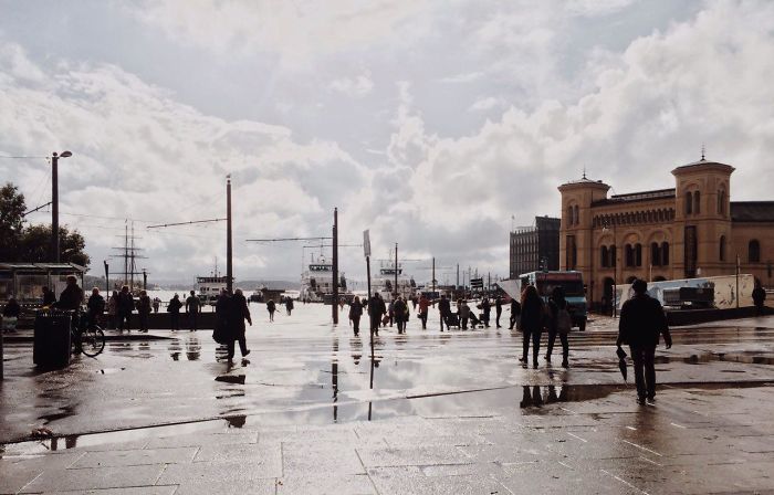 Oslo Painted By Rain