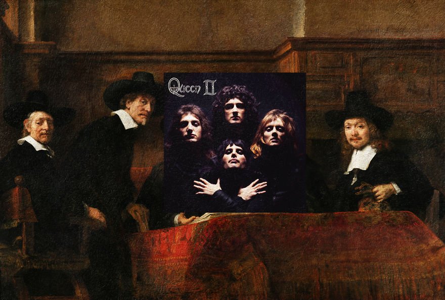 I Combine Album Covers With Classical Paintings (Part 2)