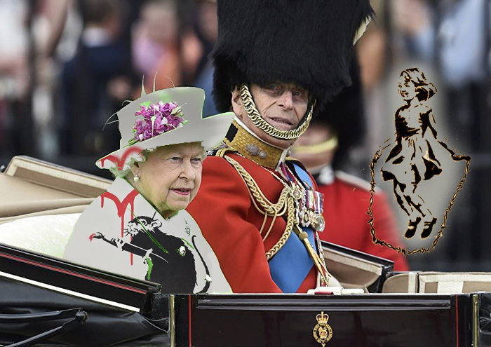 Banksy Where The Queen Banksys.