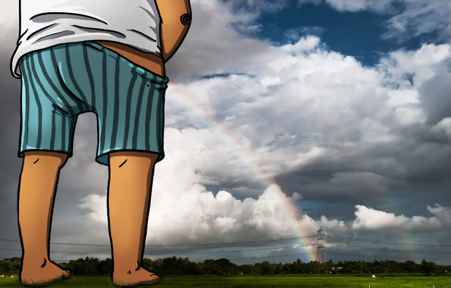 I Bombed The Beautiful 'City Of Joy' With Unique And Hilarious Doodles!